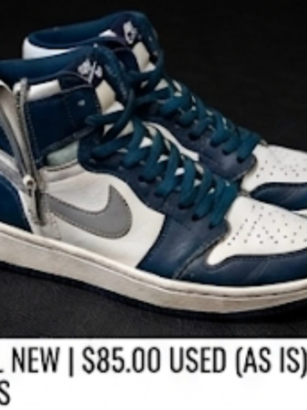 Nike High Top Sneakers in Navy and White